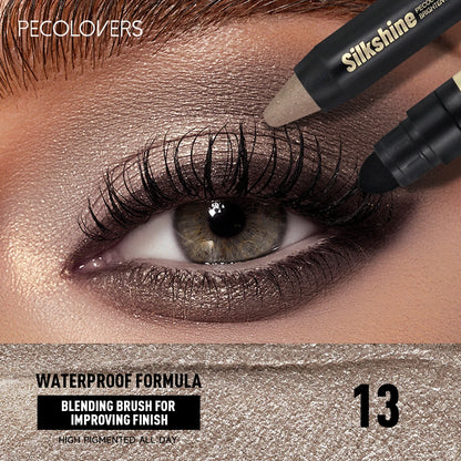 1PC Waterproof, Light to Dark, Eye Contour, Gentle Texture, Easy Makeup Remover, 2-In-1 Eyeshadow Stick, Valentine'S Day Gift