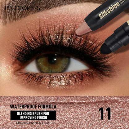 1PC Waterproof, Light to Dark, Eye Contour, Gentle Texture, Easy Makeup Remover, 2-In-1 Eyeshadow Stick, Valentine'S Day Gift
