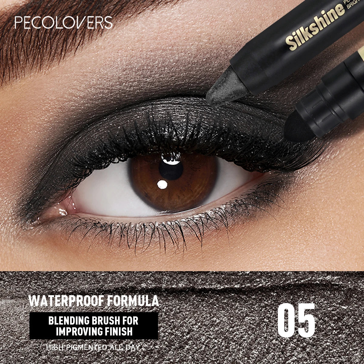 1PC Waterproof, Light to Dark, Eye Contour, Gentle Texture, Easy Makeup Remover, 2-In-1 Eyeshadow Stick, Valentine'S Day Gift