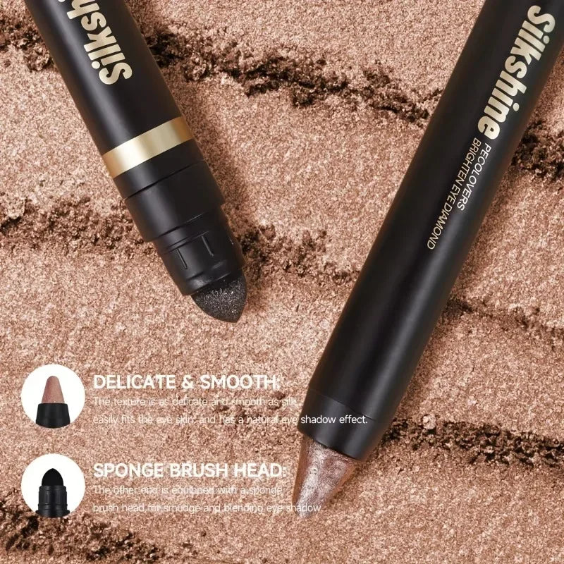 1PC Waterproof, Light to Dark, Eye Contour, Gentle Texture, Easy Makeup Remover, 2-In-1 Eyeshadow Stick, Valentine'S Day Gift