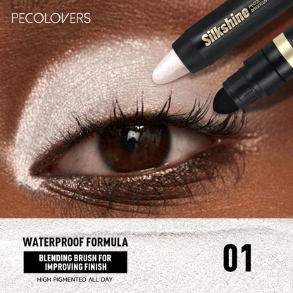 1PC Waterproof, Light to Dark, Eye Contour, Gentle Texture, Easy Makeup Remover, 2-In-1 Eyeshadow Stick, Valentine'S Day Gift