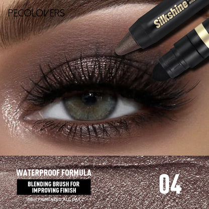 1PC Waterproof, Light to Dark, Eye Contour, Gentle Texture, Easy Makeup Remover, 2-In-1 Eyeshadow Stick, Valentine'S Day Gift
